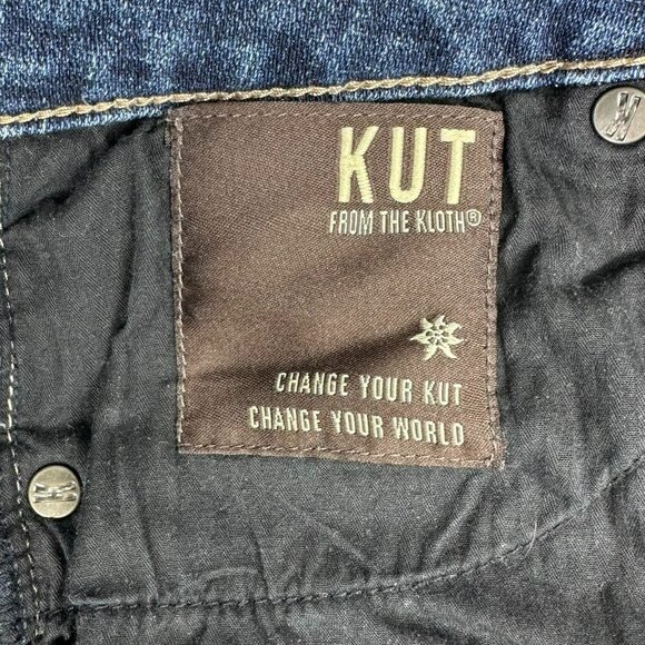 Kut from the Koth Mid Rise Straight Leg Women's Size 4 27" Inseam Medium Wash - Picture 5 of 10
